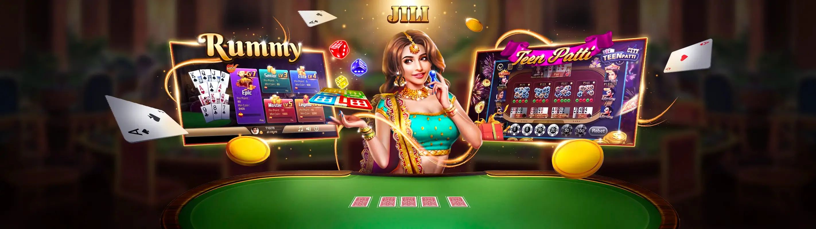 Casino Trực Tuyến Betvip Code với thiết kế vàng xanh sang trọng